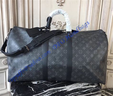 Keepall Bandoulière 55 Monogram Eclipse Canvas 